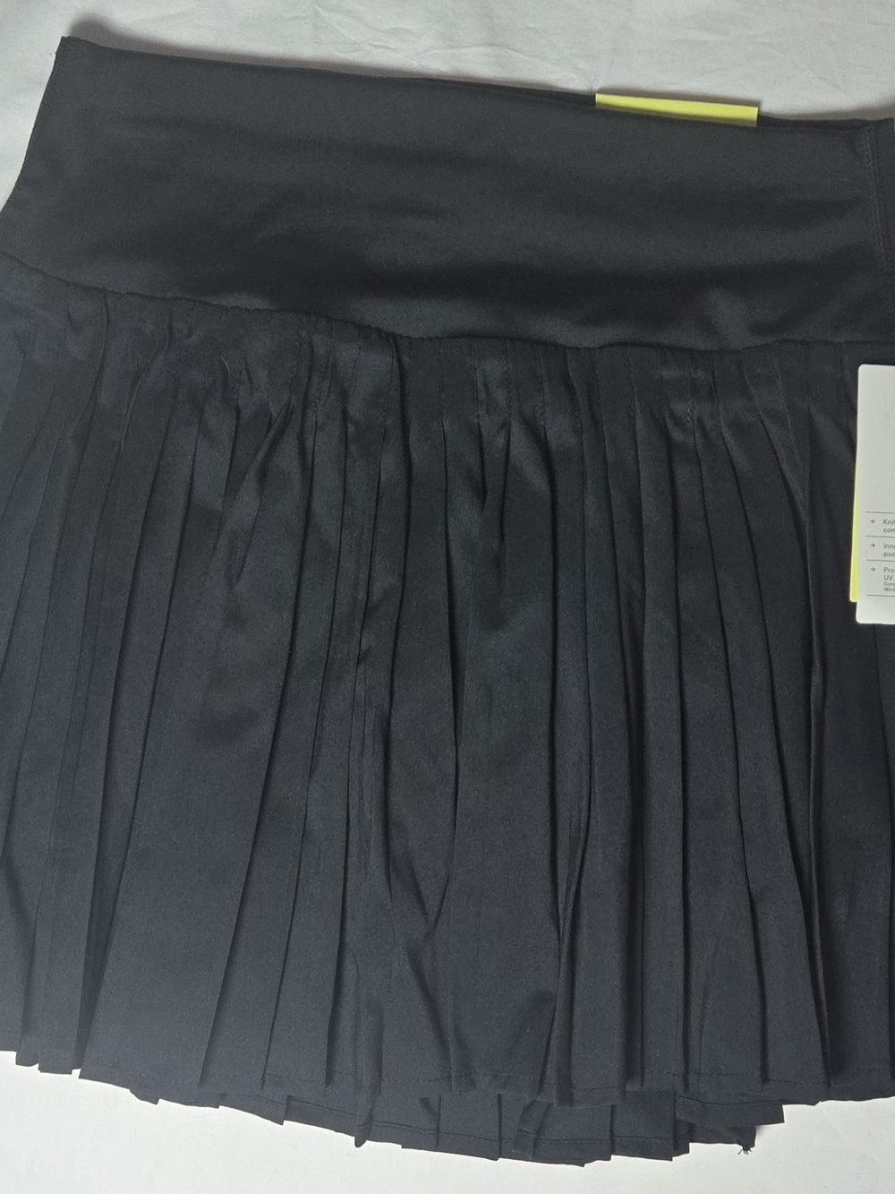 all in motion Black Pleated Mini Skirt